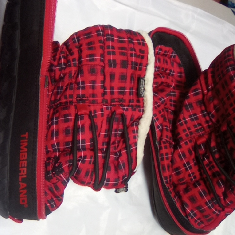 Timberland earthkeepers zip together slipper boots sz 8 - Picture 4 of 4